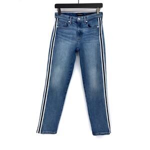 BANANA REPUBLIC Mid Rise Straight Jean Blue Wash 25